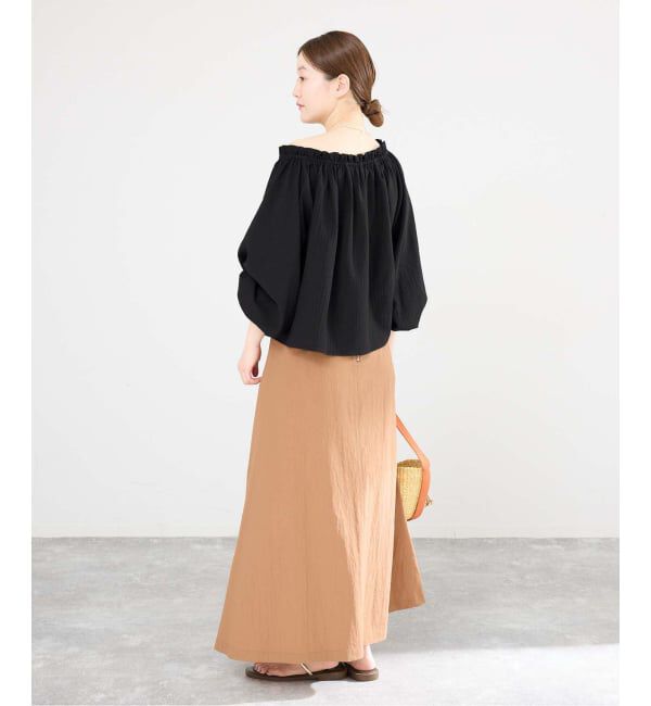 IENA「《予約》サッカーオフショルブラウス」|シャツ・ブラウス|