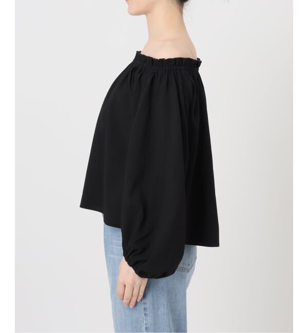 IENA「《予約》サッカーオフショルブラウス」|シャツ・ブラウス|