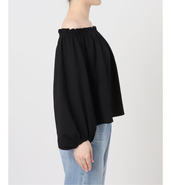 IENA「《予約》サッカーオフショルブラウス」|シャツ・ブラウス|