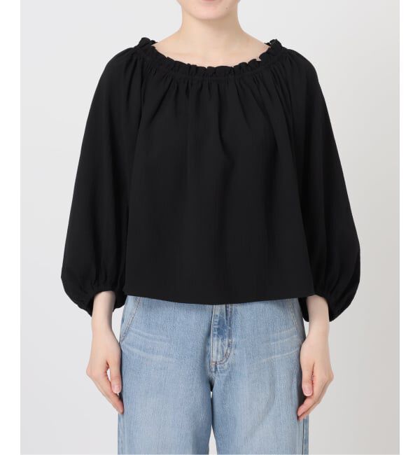 IENA「《予約》サッカーオフショルブラウス」|シャツ・ブラウス|