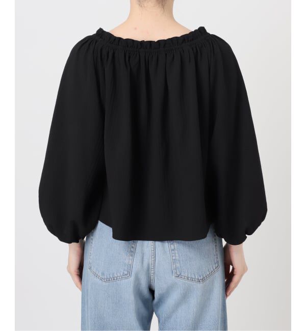 IENA「《予約》サッカーオフショルブラウス」|シャツ・ブラウス|