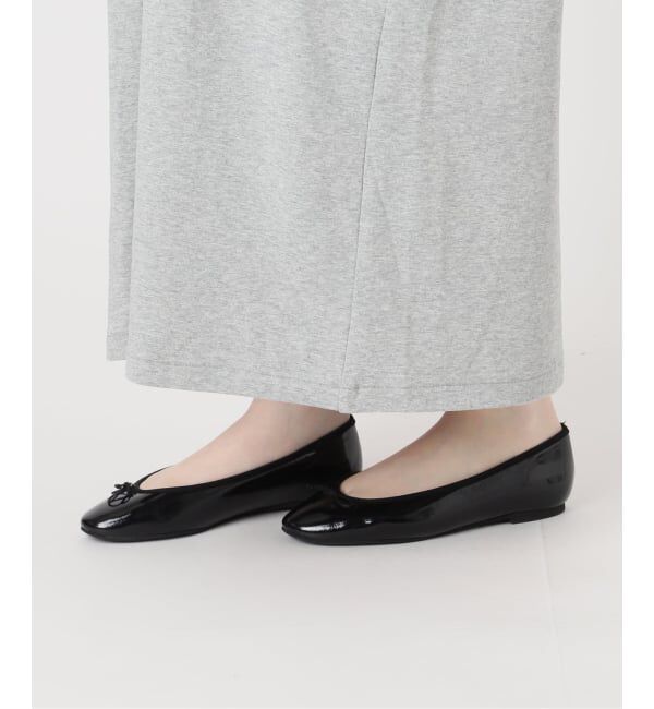 IENA「《予約》BLACK ミニ裏毛ロングワンピース」|ワンピース|