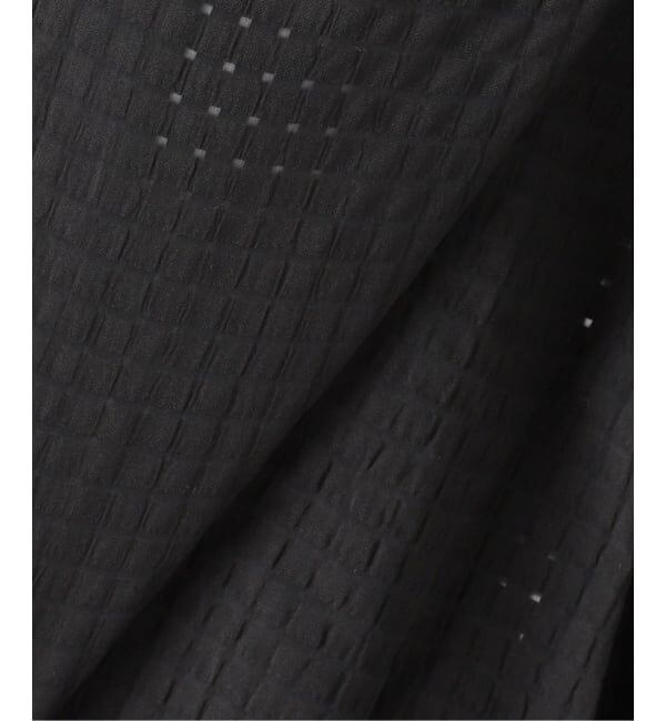 IENA「《予約》BLACK 襟フリルブラウス」|シャツ・ブラウス|