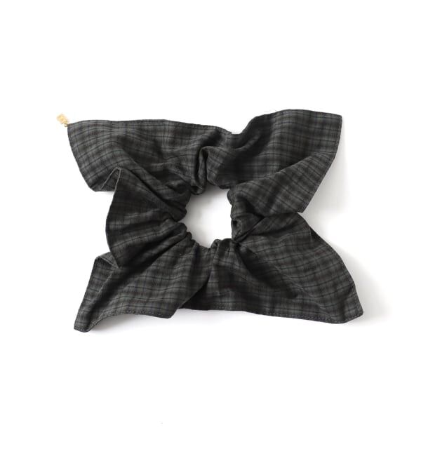 IENA「《予約》BLACK チェックシュシュ」|その他|