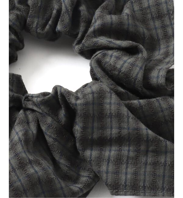 IENA「《予約》BLACK チェックシュシュ」|その他|