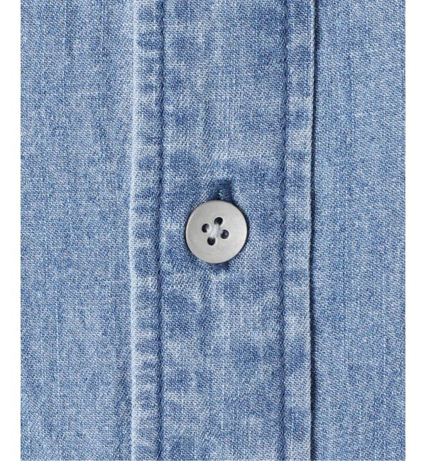 IENA「《予約》BLACK シャンブレーシャツ」|シャツ・ブラウス|