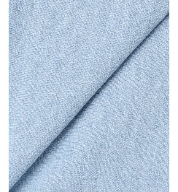 IENA「《予約》BLACK シャンブレーシャツ」|シャツ・ブラウス|