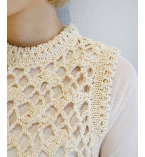 IENA LA BOUCLE「IENA LA BOUCLE スラブニットペプラムタンクトップ」|ニット・セーター|