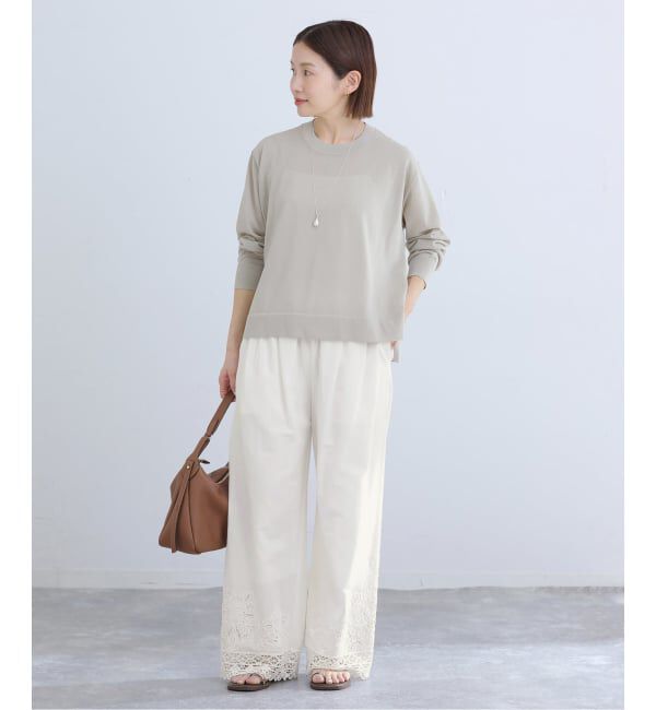 IENA「《追加予約》カットワークレースパンツ」|その他|