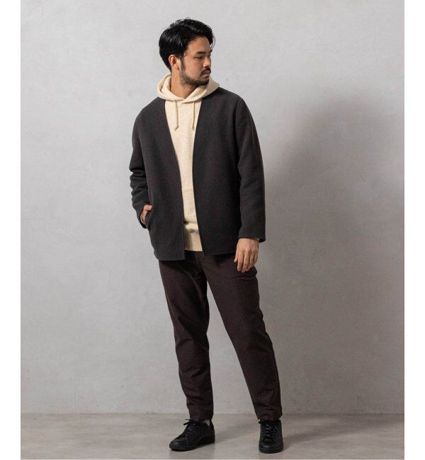 EDIFICE「【LOOPWHEELER for LOWERCASE】ツリアミウールルーズフーディー」|パーカー|