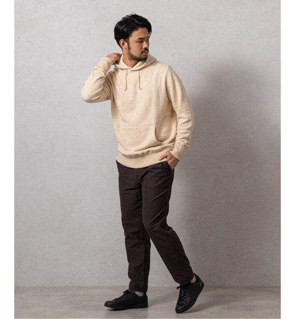 EDIFICE「【LOOPWHEELER for LOWERCASE】ツリアミウールルーズフーディー」|パーカー|