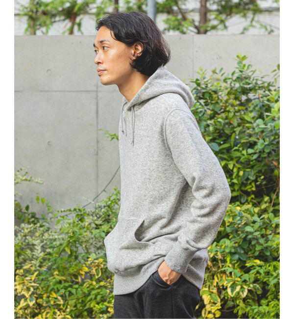 EDIFICE「【LOOPWHEELER for LOWERCASE】ツリアミウールルーズフーディー」|パーカー|