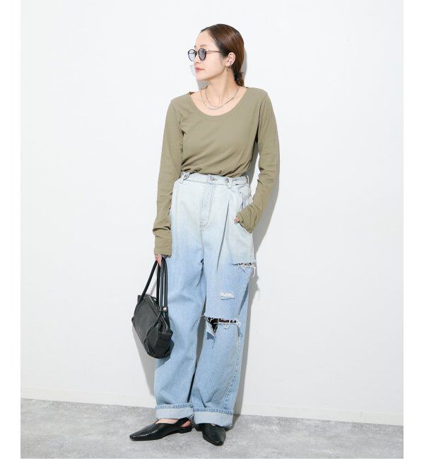 JOURNAL STANDARD「シアーフライス2WAYロングスリーブ」|Tシャツ・カットソー|