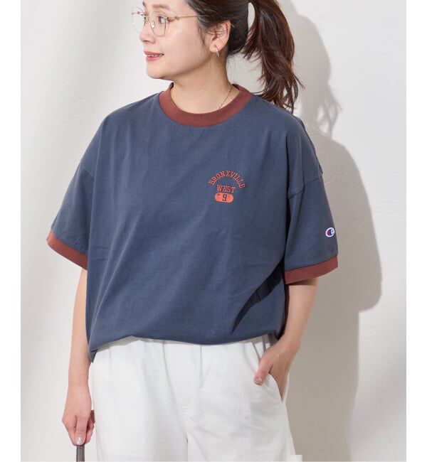 JOURNAL STANDARD「《予約》別注【CHAMPION/チャンピオン】16/1 Jersey Ringer TEE」|Tシャツ・カットソー|
