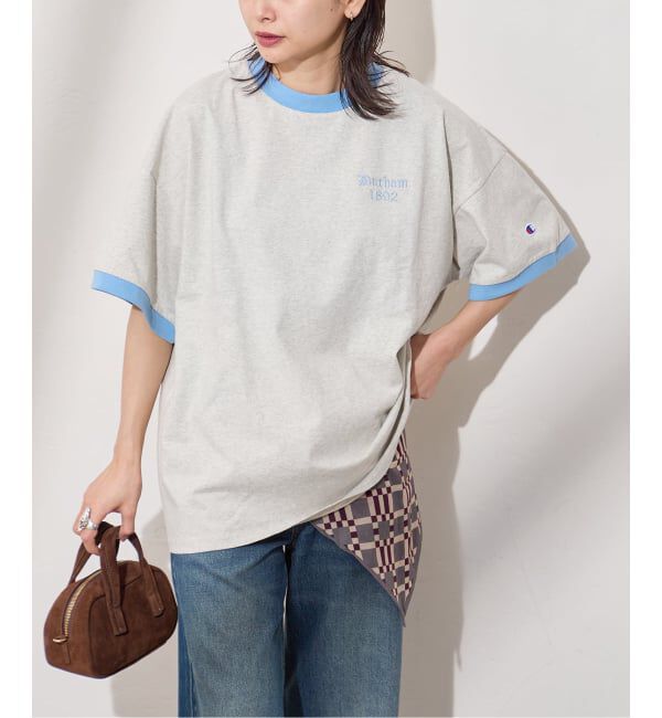 JOURNAL STANDARD「《予約》別注【CHAMPION/チャンピオン】16/1 Jersey Ringer TEE」|Tシャツ・カットソー|