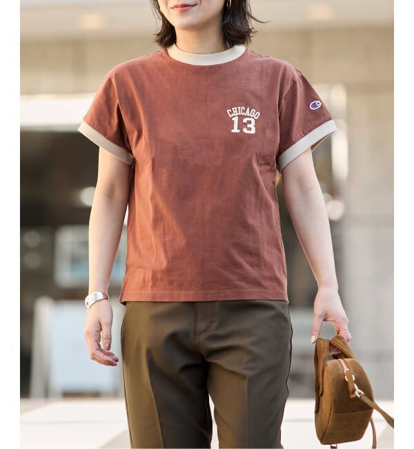 JOURNAL STANDARD「《予約》別注【CHAMPION/チャンピオン】16/1 Jersey Ringer TEE」|Tシャツ・カットソー|