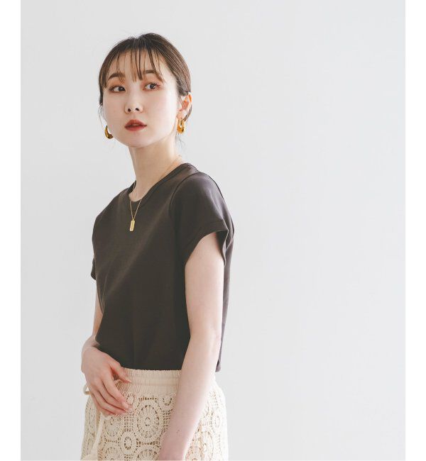 NOBLE「《追加》スビンコットンスムースコンパクトTシャツ 2」|Tシャツ・カットソー|