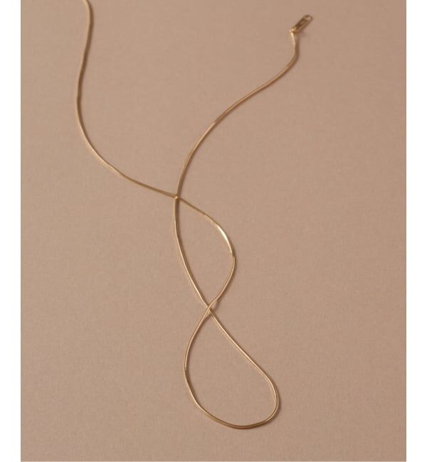 Lilas by Spick&Span「コンパクトチェーン38cmネックレス K10」|ネックレス|