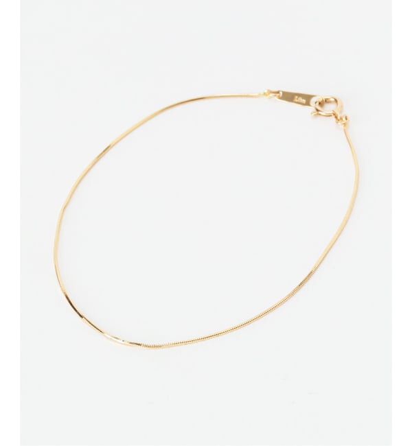 Lilas by Spick&Span「コンパクトチェーンブレス K10」|ブレスレット・バングル|