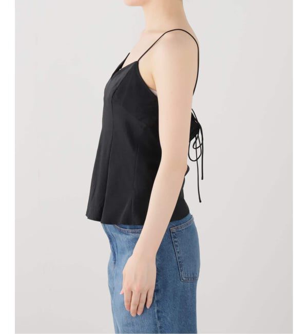 U by SPICK&SPAN「フェードサテンスリットキャミ」|キャミソール|