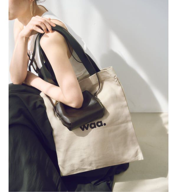 NOBLE「《予約》Waa. Studios/ワースタジオ TOTE BAG」|トートバッグ|ブラック