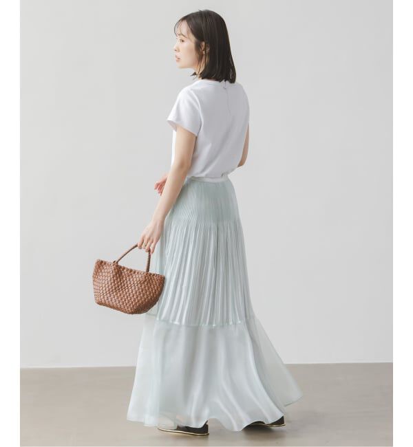 NOBLE「《追加予約・WEB限定カラー》スビンコットンスムースコンパクトTシャツ2」|Tシャツ・カットソー|