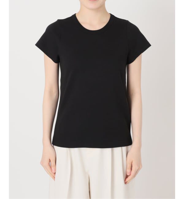 NOBLE「《追加予約・WEB限定カラー》スビンコットンスムースコンパクトTシャツ2」|Tシャツ・カットソー|