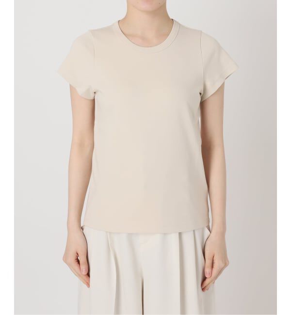 NOBLE「《追加予約・WEB限定カラー》スビンコットンスムースコンパクトTシャツ2」|Tシャツ・カットソー|