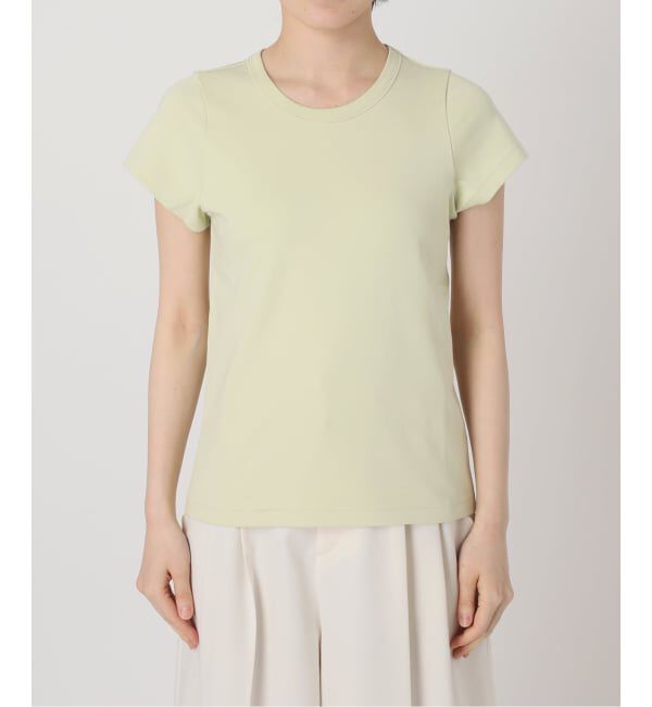 NOBLE「《追加予約・WEB限定カラー》スビンコットンスムースコンパクトTシャツ2」|Tシャツ・カットソー|