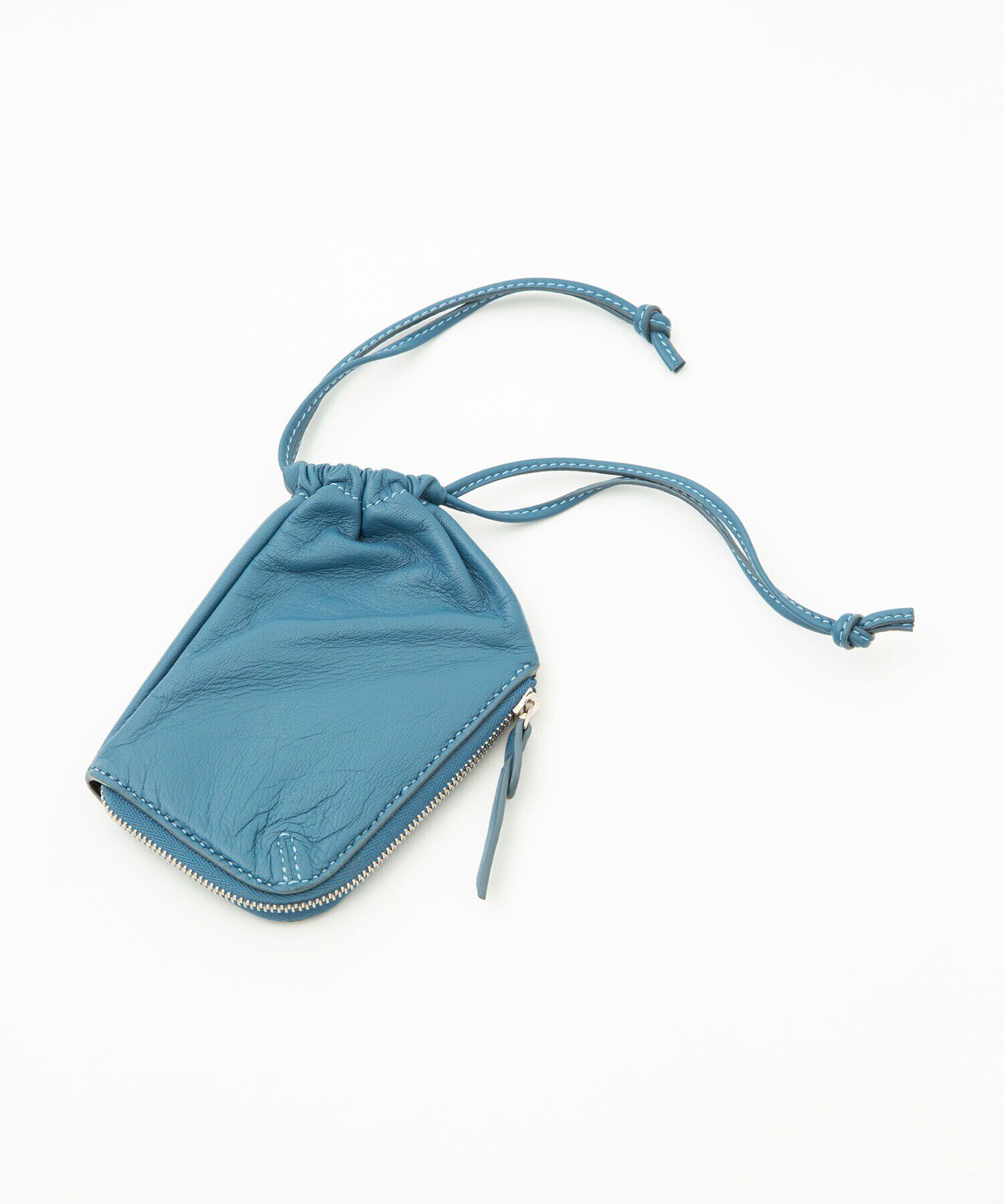 nano･universe「ED ROBERT JUDSON/drawstring L-zip purse」|ショルダー・メッセンジャー|
