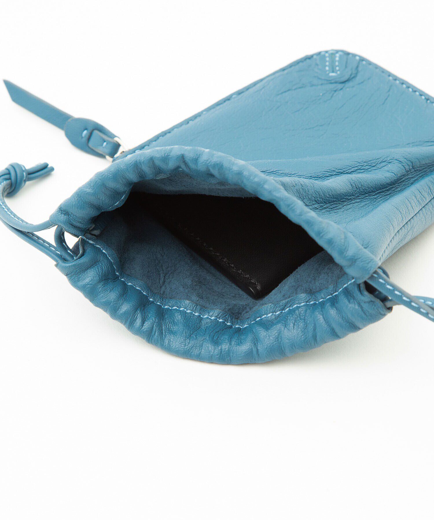 nano･universe「ED ROBERT JUDSON/drawstring L-zip purse」|ショルダー・メッセンジャー|