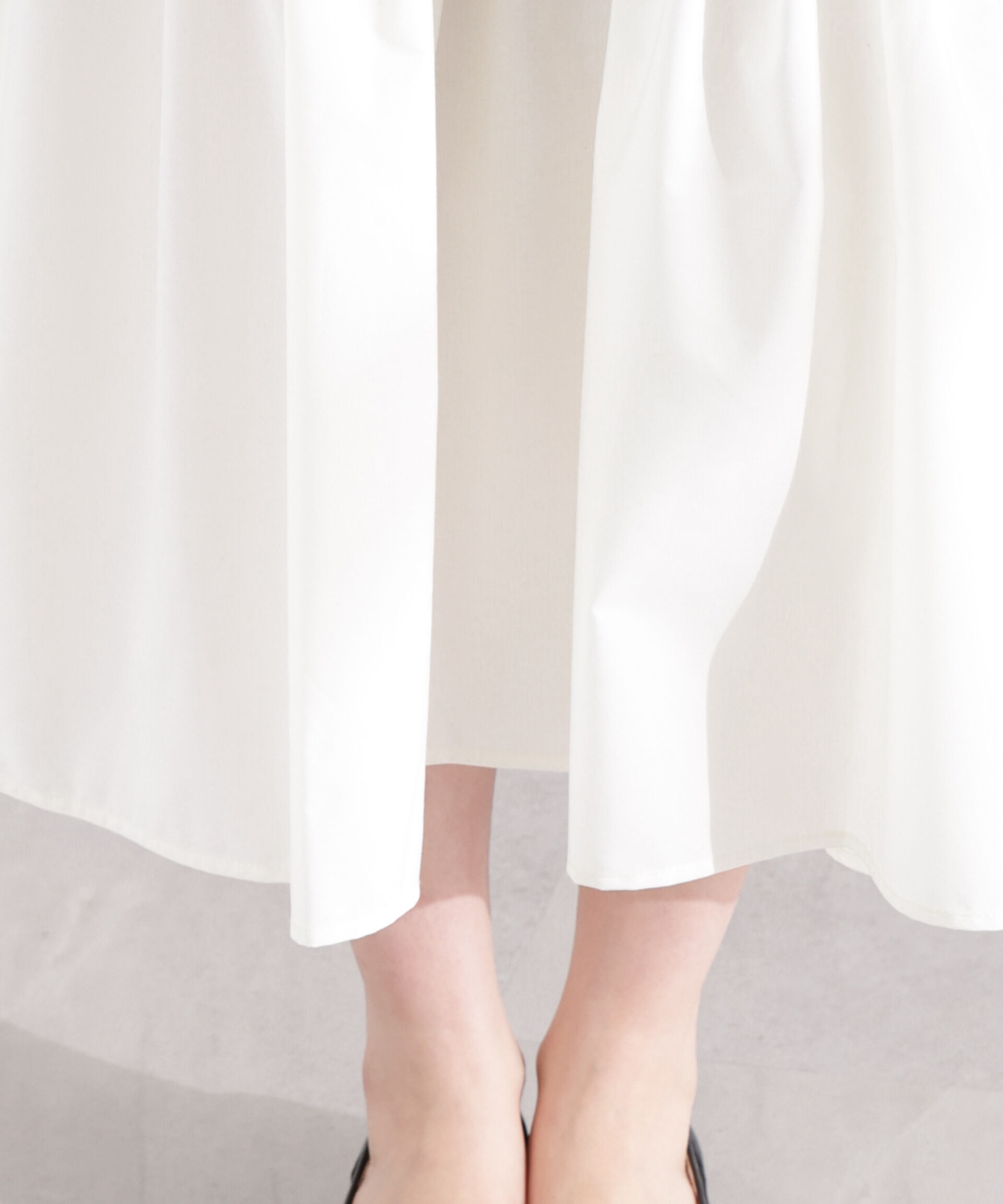 nano･universe「ダンボールベストレイヤード風コンビワンピース」|ワンピース|