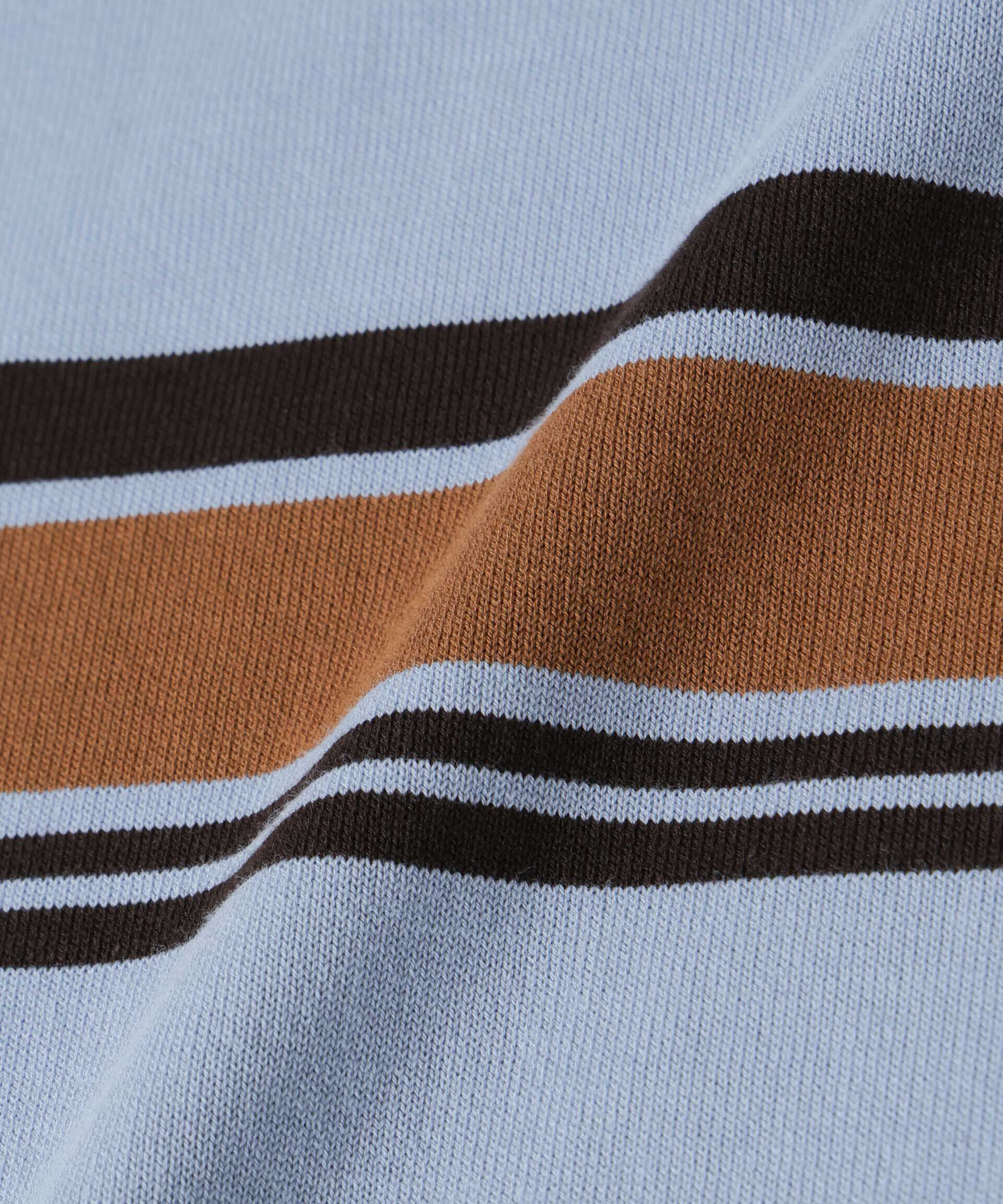 nano･universe「コットンボーダーレース編みポロニットワンピース」|ワンピース|