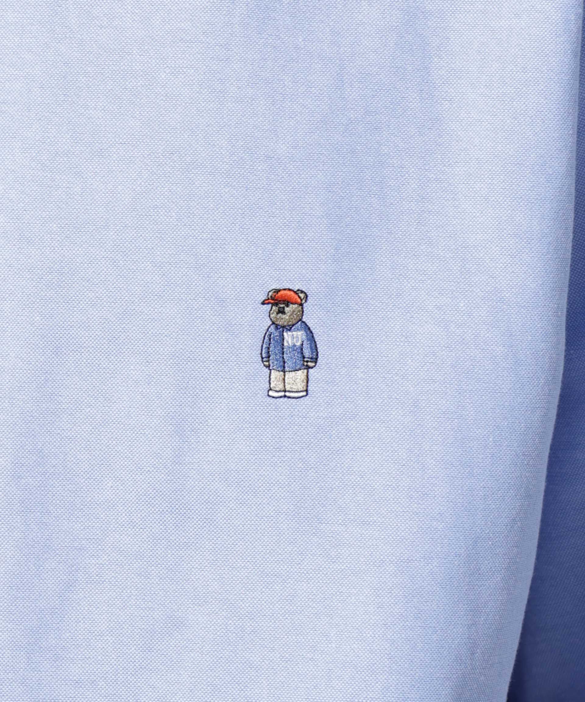 nano･universe「ナノベアワンポイントシャツ半袖」|シャツ・ブラウス|