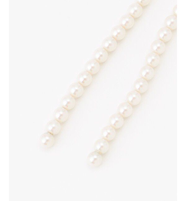 23区「【VERY掲載】クリップ パール ラリエット ネックレス」|ネックレス|