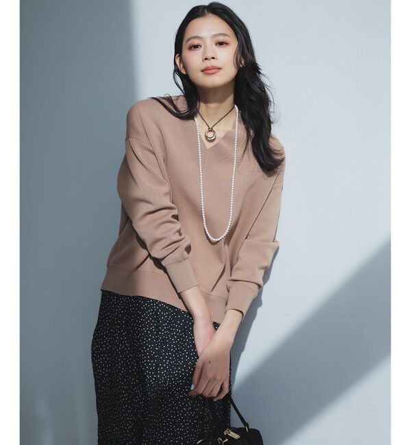 23区「【VERY掲載】クリップ パール ラリエット ネックレス」|ネックレス|