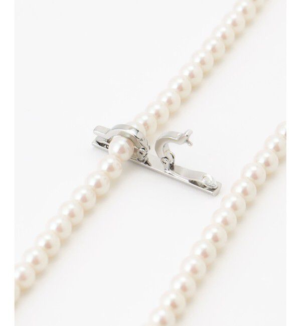 23区「【VERY掲載】クリップ パール ラリエット ネックレス」|ネックレス|