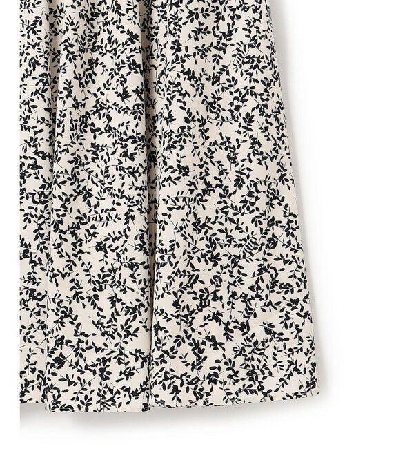 23区「【洗える】シャドーリーフプリント ワンピース」|ワンピース|