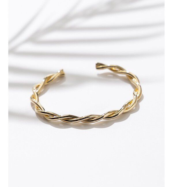 23区「【WEB限定】ツイスト バングル」|ブレスレット・バングル|ゴールド系
