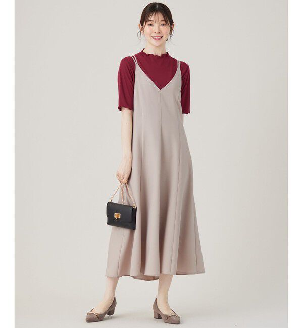 any SiS「【洗える】フレアキャミソール ワンピース」|ワンピース|