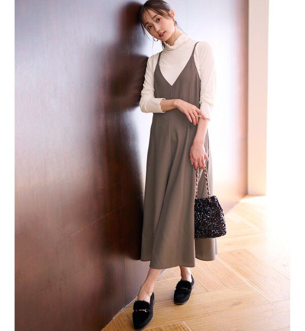 any SiS「【洗える】フレアキャミソール ワンピース」|ワンピース|