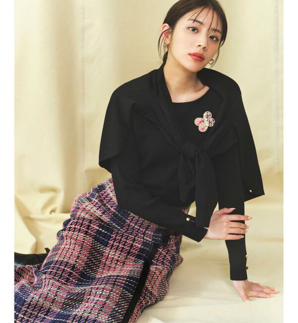 any SiS「【25周年記念】オリジナルツイード ブローチ」|ブローチ・コサージュ|