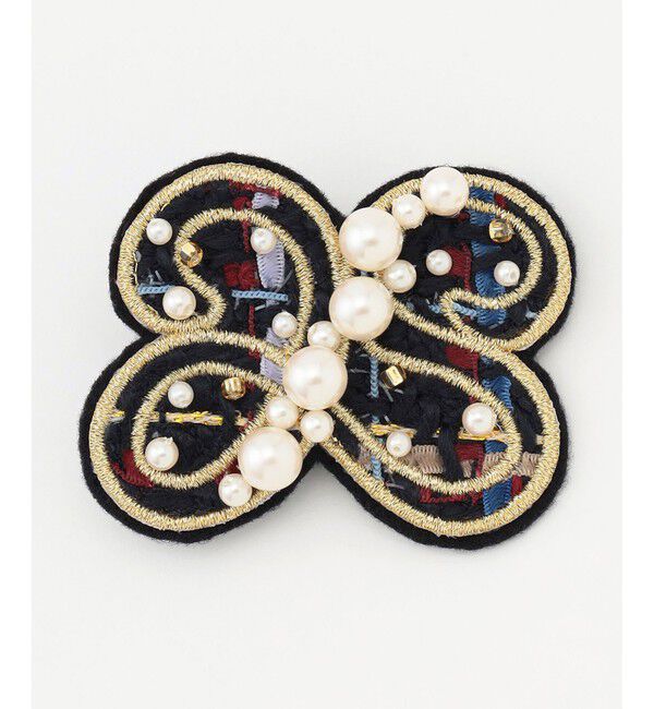 any SiS「【25周年記念】オリジナルツイード ブローチ」|ブローチ・コサージュ|ﾈｲﾋﾞｰ系