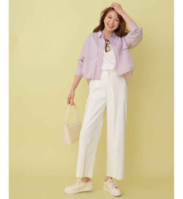 ANY SIS「エアリーストレッチ ワイドパンツ」|その他|