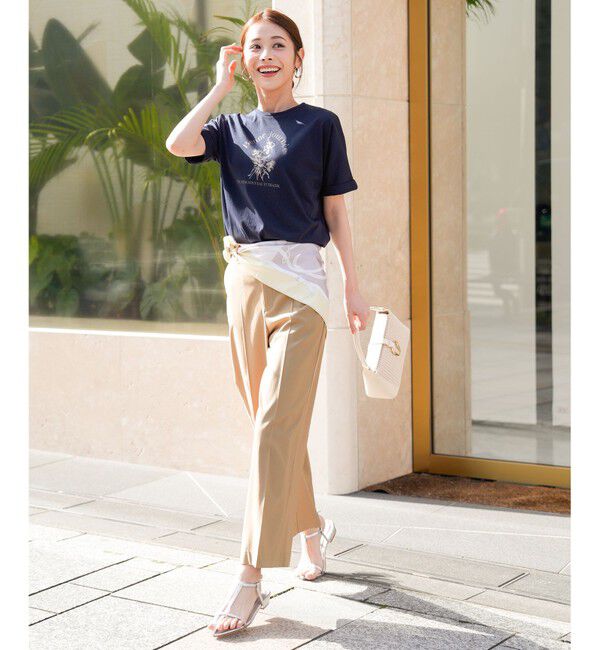 ANY SIS「エアリーストレッチ ワイドパンツ」|その他|