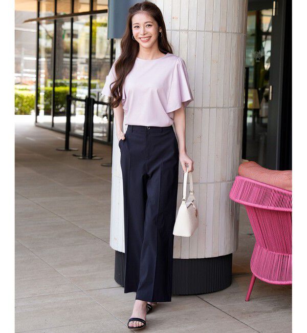 ANY SIS「エアリーストレッチ ワイドパンツ」|その他|