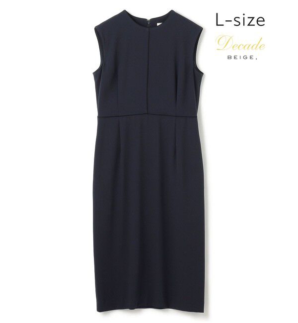 BEIGE,「【L-size】CINDY / クルーネックドレス」|ワンピース|Navy&times;Black