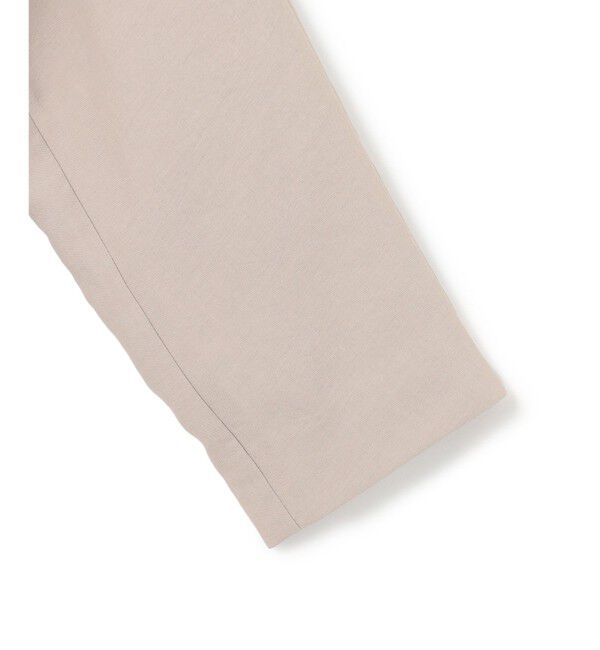 BEIGE,「【洗える】PORDIC / ドロスト付きロングスプリングコート」|ノーカラーコート|