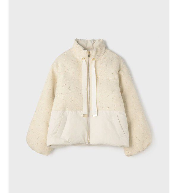 Grace Class「ツイードコンビパフィーブルゾン」|ブルゾン・スタジャン|