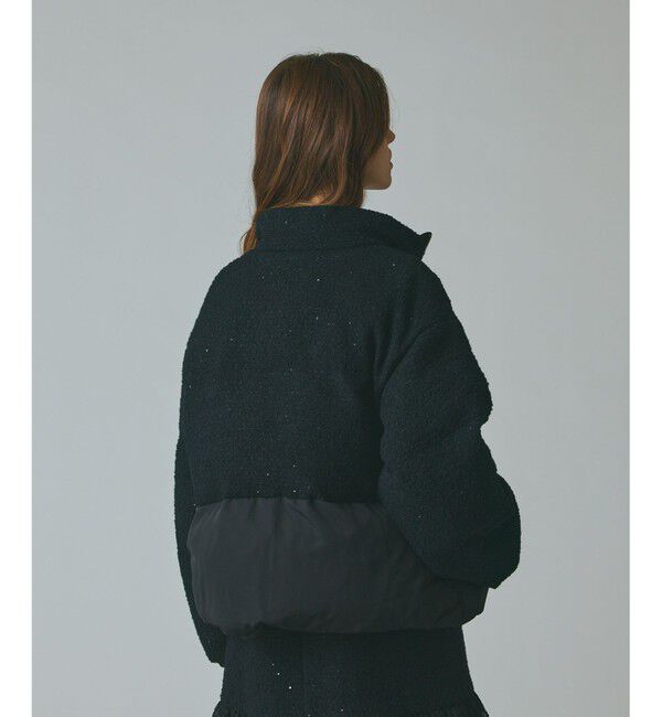 Grace Class「ツイードコンビパフィーブルゾン」|ブルゾン・スタジャン|